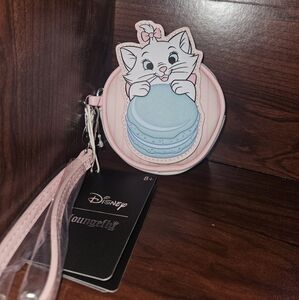 LOUNGEFLY DISNEY MARIE WITH MACARON COIN PURSE~ WITH TAGS~ BRAND NEW~